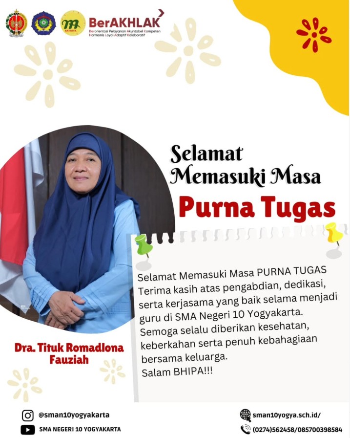 Selamat Memasuki Purna Tugas